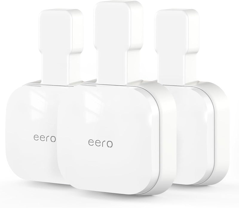Mamerry Outlet Wall Mount for eero 7, Stand Bracket Holder Compatible with eero 7 Dual-Band Mesh Wi-Fi 7 Router Extender, No Messy Wires, Space Saving(3 Pack) - Image 1